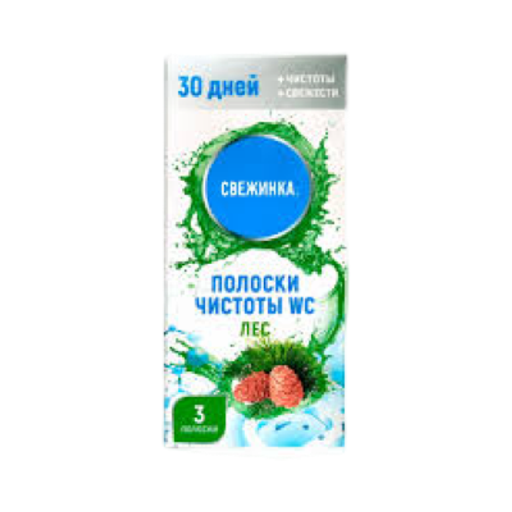 Полоска чистоты для унитаза Свежинка лимон/море/лес 30гр