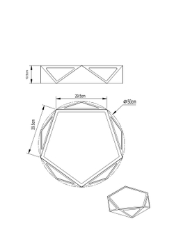 Светильник потолочный Arte Lamp Multi-Piazza A1931PL-1BK