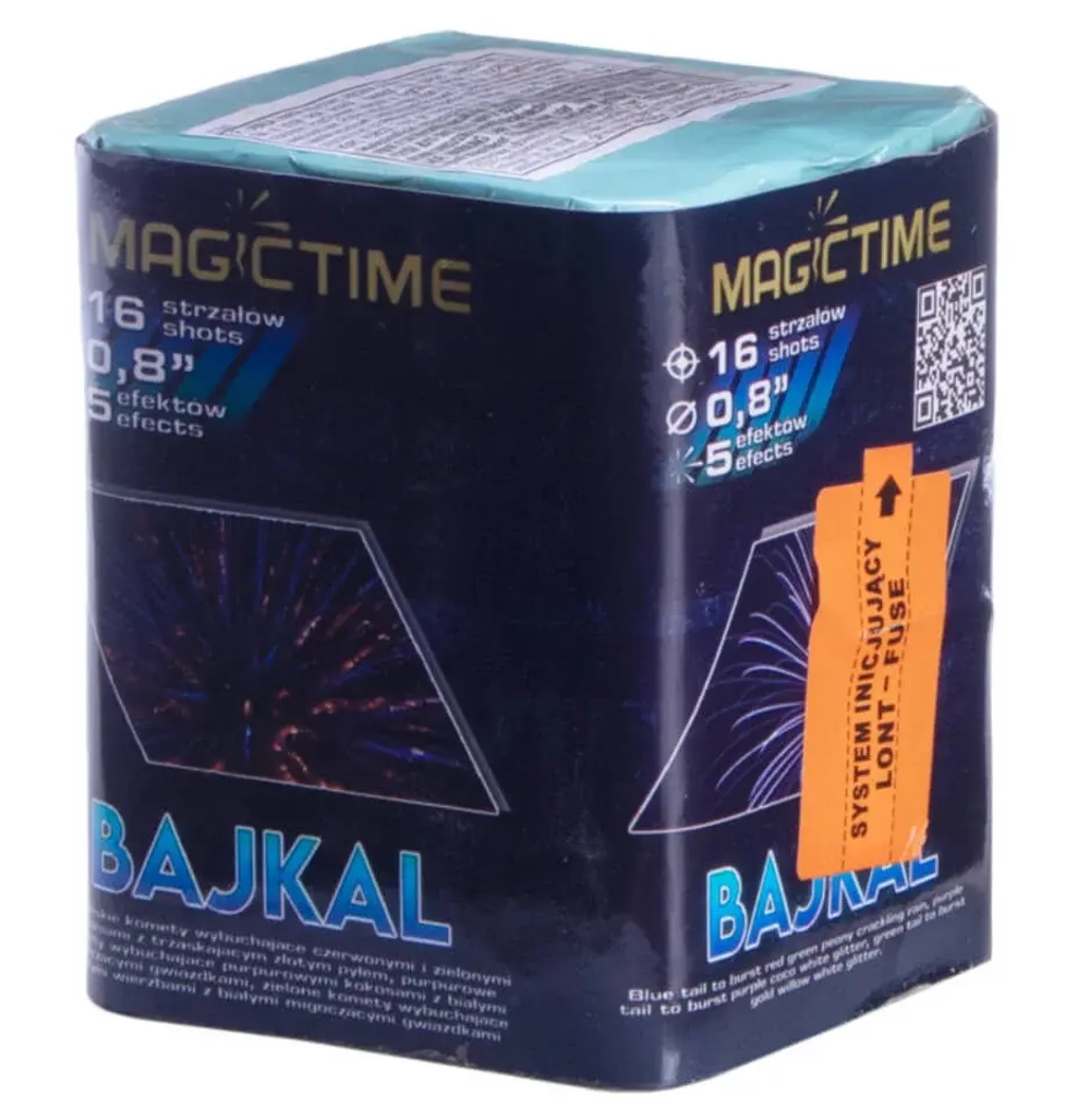 Батарея салютов 'BAJCAL' (P7060) от Magictime, 16 выстрелов, 20 мм