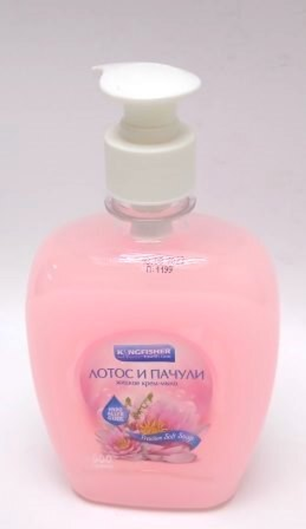 KINGFISHER Жидкое мыло Лотос и пачули 500 г с дозатором