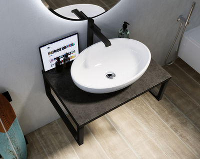 Столешница GRUNGE LOFT 70 Бетон темно-серый