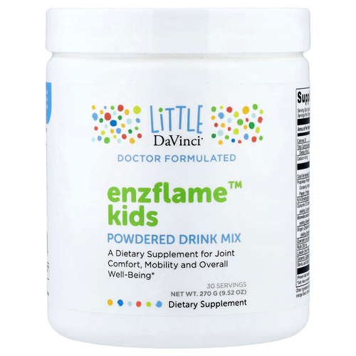 Little DaVinci, Enzflame Kids, порошковая смесь для приготовления напитков, 270 г (9,52 унции)