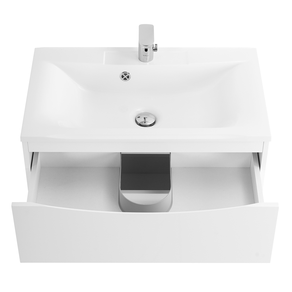 Тумба подвесная с раковиной BelBagno MARINO-750-2C-SO-BL-P