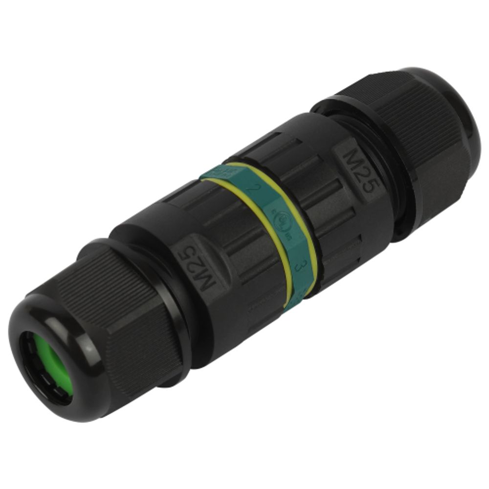 Коннектор ЭРА NO-224-674 кабельный прямой 5-Pin 0.5-2.5 мм2 безвинтовой IP68 | Электротовары