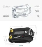 Видеоприёмник (модуль) Foxeer Wildfire 5.8G 72CH VRX OSD Dual Receiver для очков Fatshark