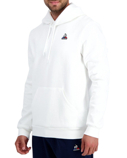 Мужская теннисная толстовка Le Coq Sportif SAISON 1 Hoody N°1 SS23 — new optical white