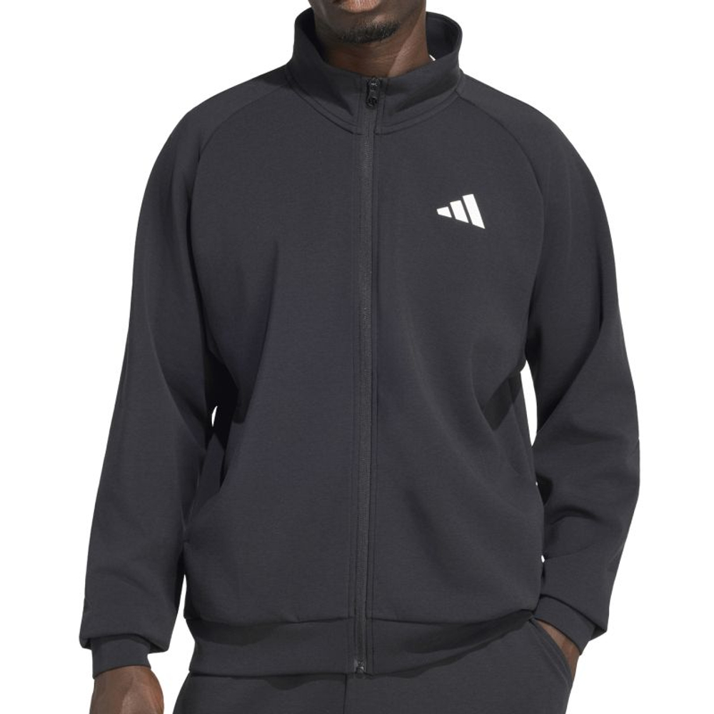 Мужская теннисная толстовка Adidas Cover Up - black