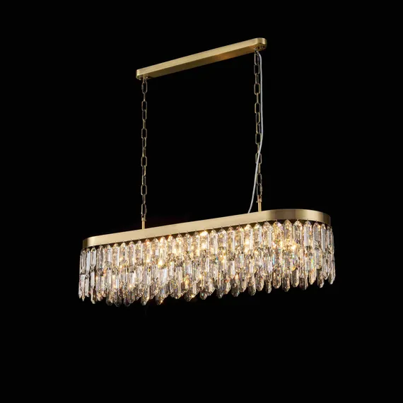 Люстра подвесная NewRgy F6-L1000*W300*H220(530) BRONZE / БРОНЗА, 10×40 Вт, бронзовая