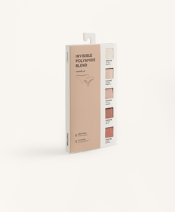 OYSHO Набор из пяти трусиков-стрингов PANTONE™, бежевый