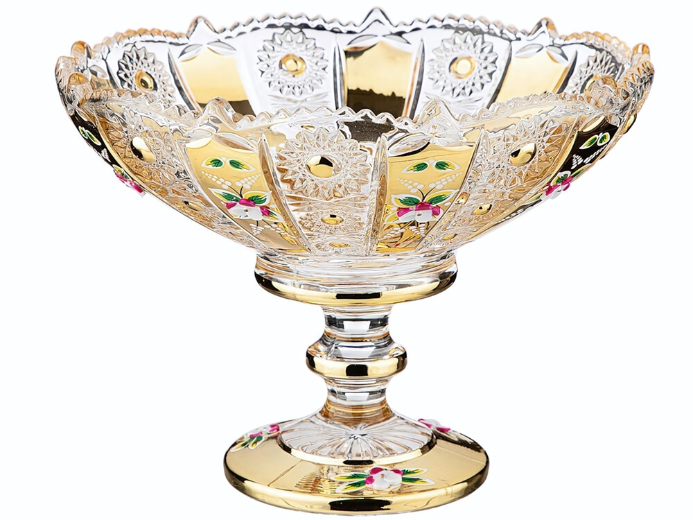 Конфетница "Gold glass" 15см