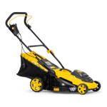 Газонокосилка эл. CHAMPION EM4118 (1,8 кВт пласт.+ткань травосб. 50л ширина 420мм 25-75мм, 13кг)