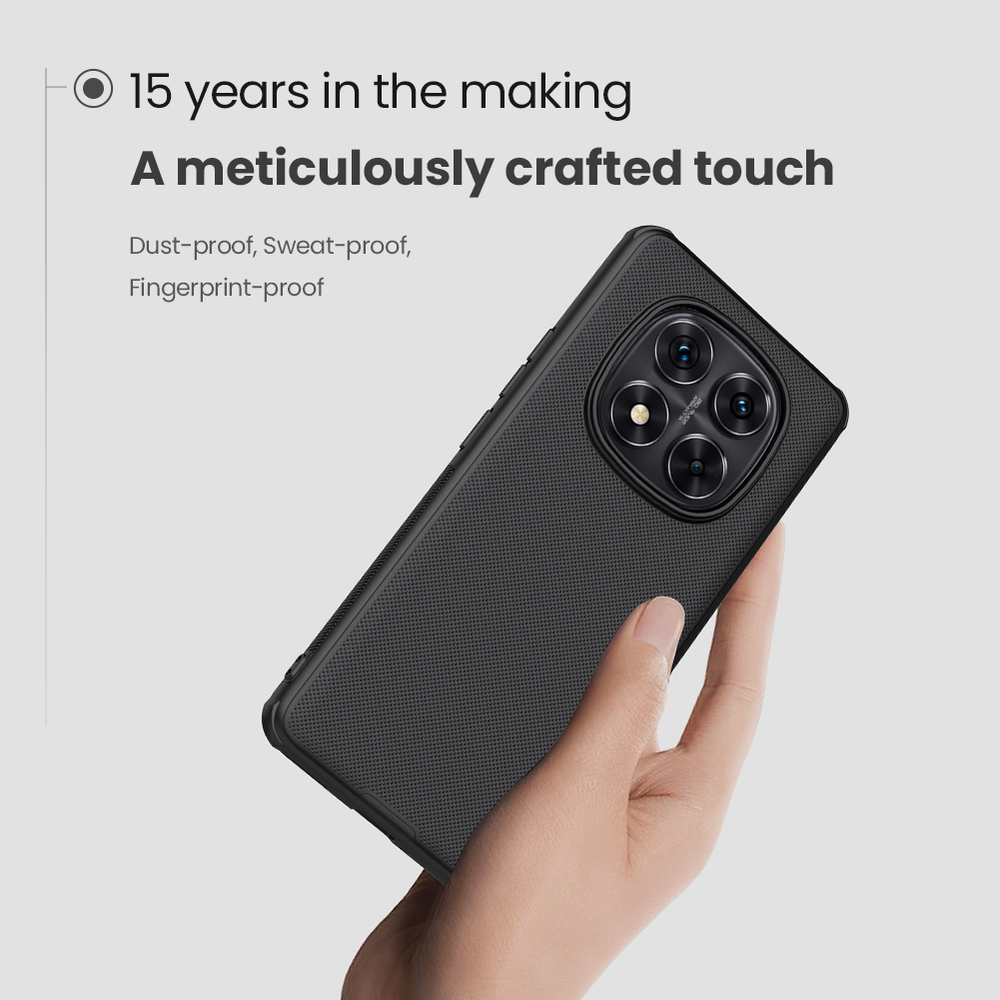 Чехол усиленный от Nillkin c встроенным круглым магнитом для Xiaomi Redmi Note 14 Pro+ 5G, серия Super Frosted Shield Pro Magnetic Case