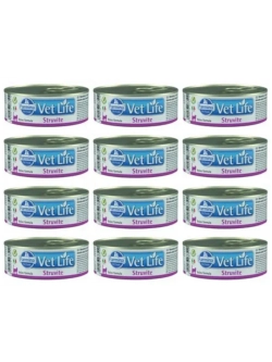 Vet Life Struvite Консервы для кошек 85г*12шт