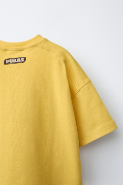 ZARA X PUKAS ФУТБОЛКА PUKA SURF, ЖЕЛТЫЙ