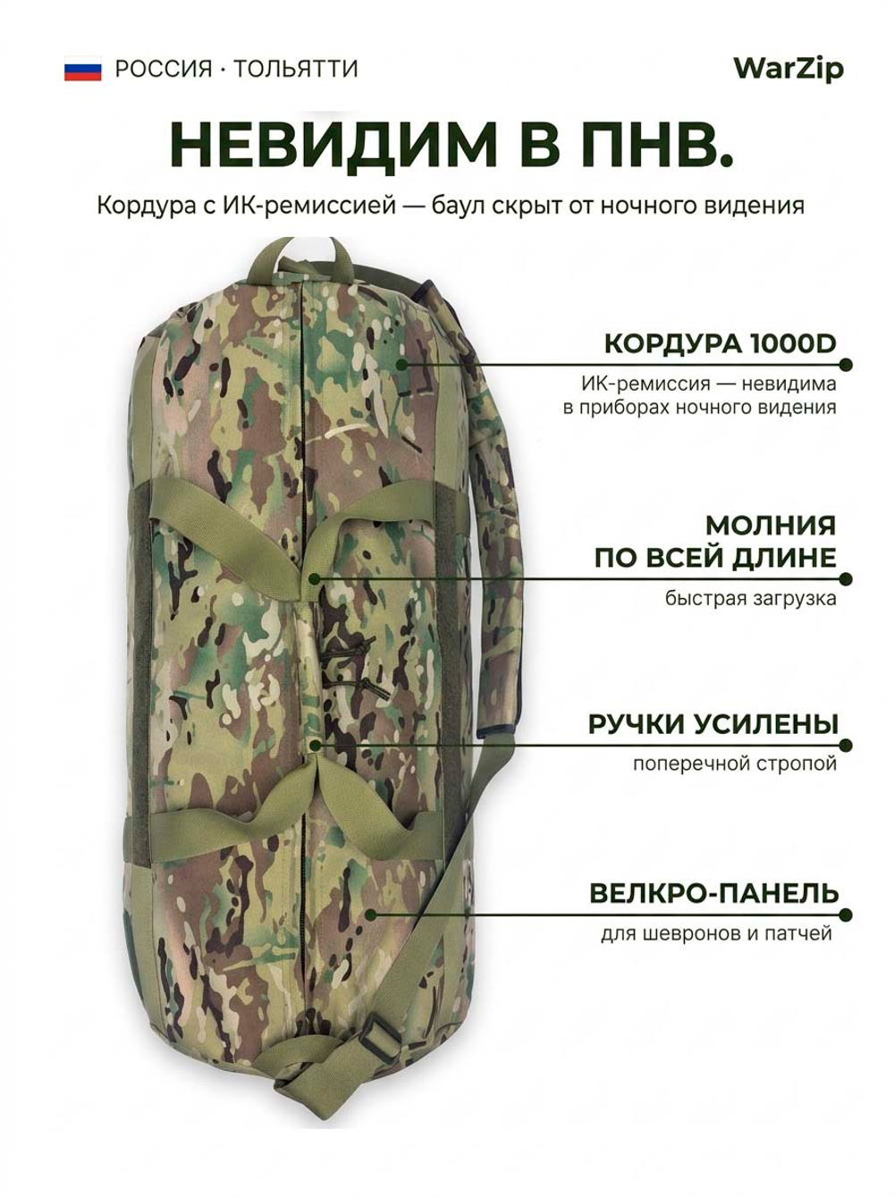Баул "Танк", Мультикам