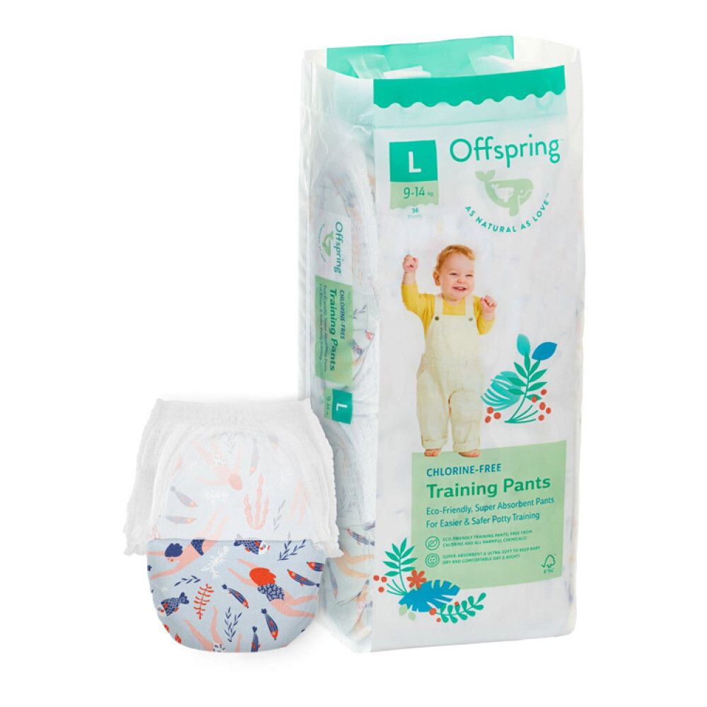 Offspring трусики-подгузники L 9-14кг 36шт джунгли Offspring трусики-подгузники L 9-14кг 36шт джунгли