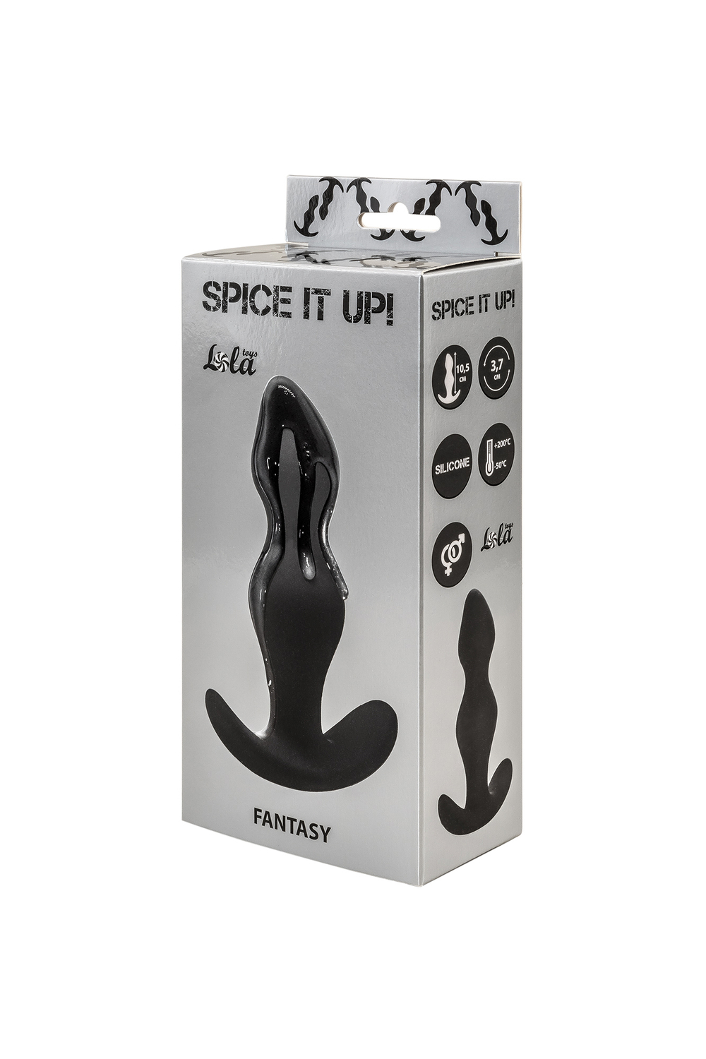 Анальная пробка Spice it up Fantasy Black 8006-01lola