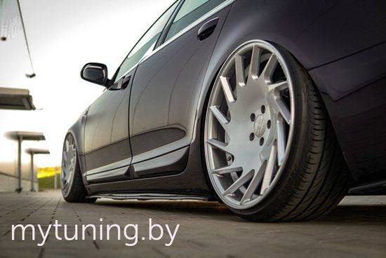 Комплект накладок на пороги для AUDI A6 C6 S-Line (04-11)