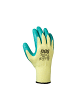 Перчатки DOG ГЕНА L3344-4 с латексным рельефным покрытием (70%х/б, 30% п/э)