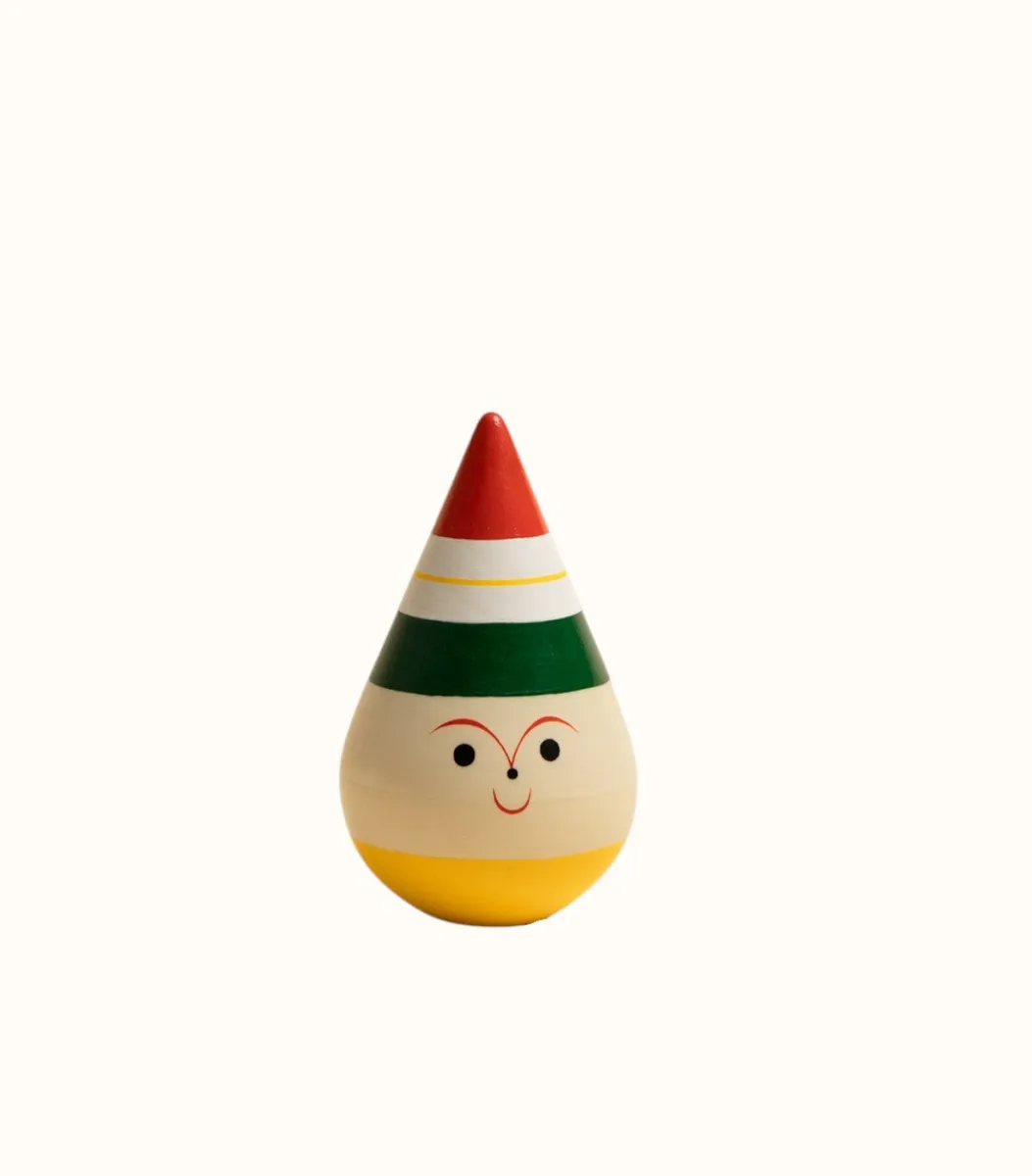 Неваляшка – Зеленая капля, со звоном | Kotok toys