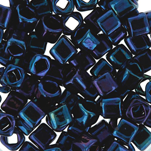 Бисер Toho Cube 3 мм, 25 г (5х5 г), 0082 синий