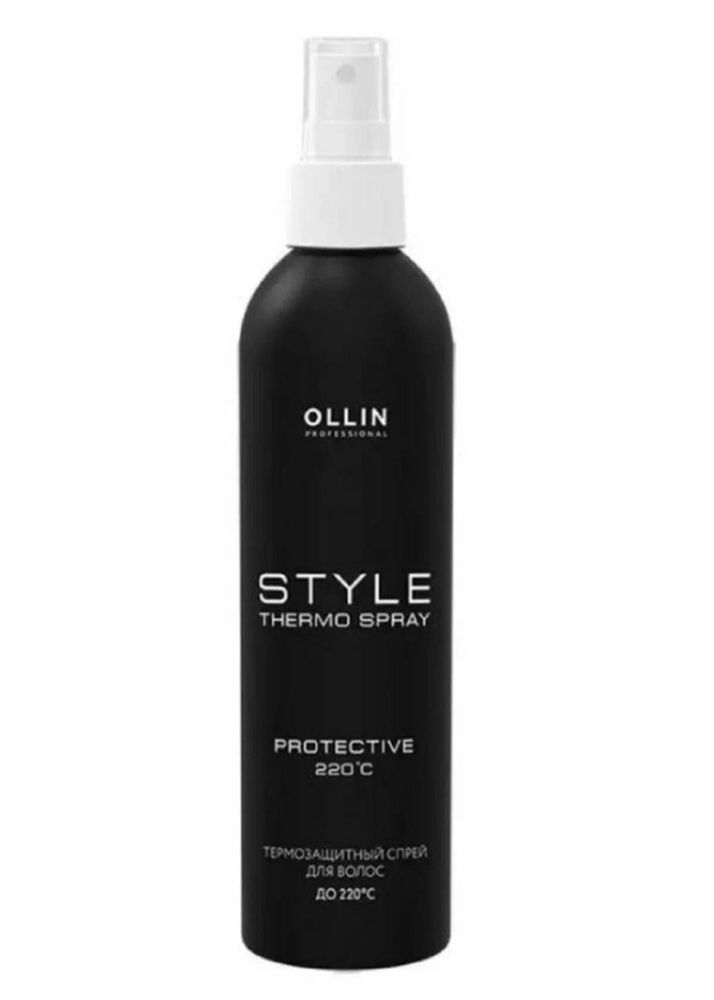 Термозащитный спрей для выпрямления волос «Thermo Protective Hair Straightening Spray», Style, Ollin, 250 мл. Термозащитный спрей для выпрямления волос «Thermo Protective Hair Straightening Spray», Style, Ollin, 250 мл.