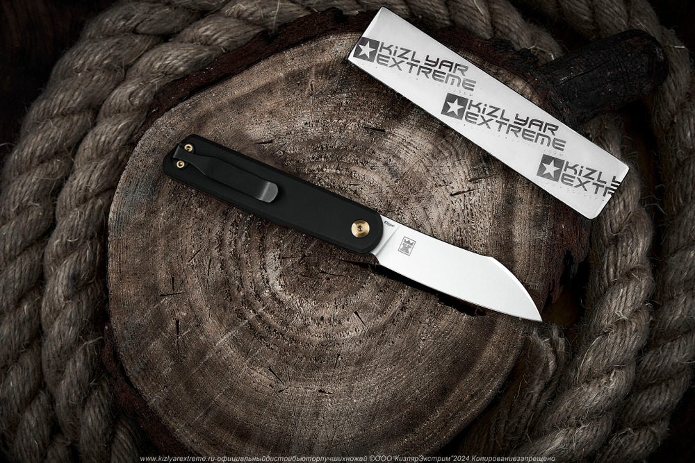 Складной нож Kizer Klipper сталь CPM 3V Satin рукоять Алюминий