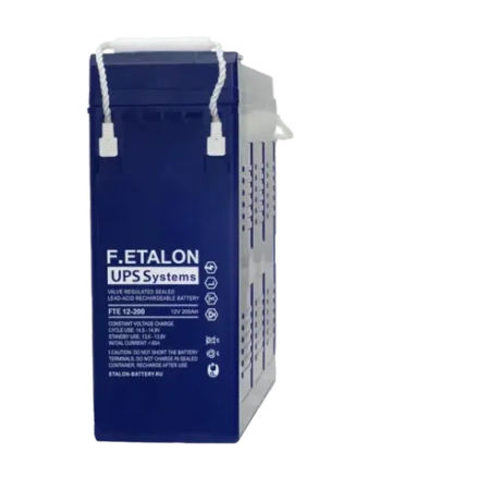 Аккумулятор F.ETALON FTE 12-200 | 200 Ач | 12В AGM
