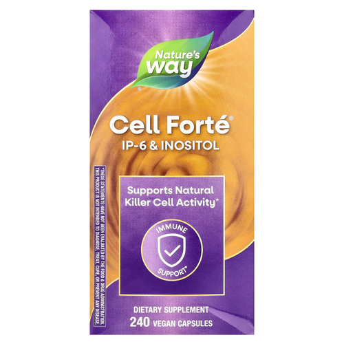 Nature's Way, Cell Forté IP-6 и инозитол, 240 веганских капсул