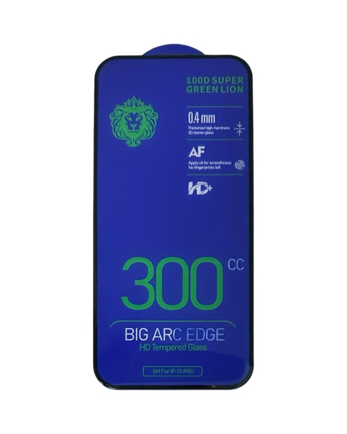 Защитное стекло для i-Phone 15 Pro 6.1" 99D черное
