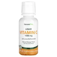 NaturesPlus, Liquid Vitamin C 1000 mg Natural Orange Flavor 236.56 ml | Suyuq vitamin C, tabiiy apelsin, 236,56 ml kattalar va bolalar uchun