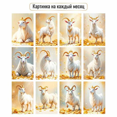 Календарь-домик горизонтальный с курсором 2027 "Символ года" 10071 (Квадра)