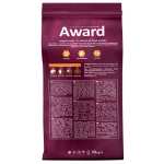 Сухой корм AWARD Hairball & Indoor для взрослых кошек для выведения шерсти с уткой и индейкой с добавлением зеленой чечевицы и Юкки Шидигера 10кг