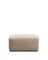 Пуф для ног Blok из коричневой синели, 90 x 74 см