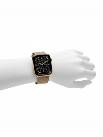 Умные часы Apple Watch S11 LTE 46 мм Gold Titanium Case with Gold Milanese Loop - S/M