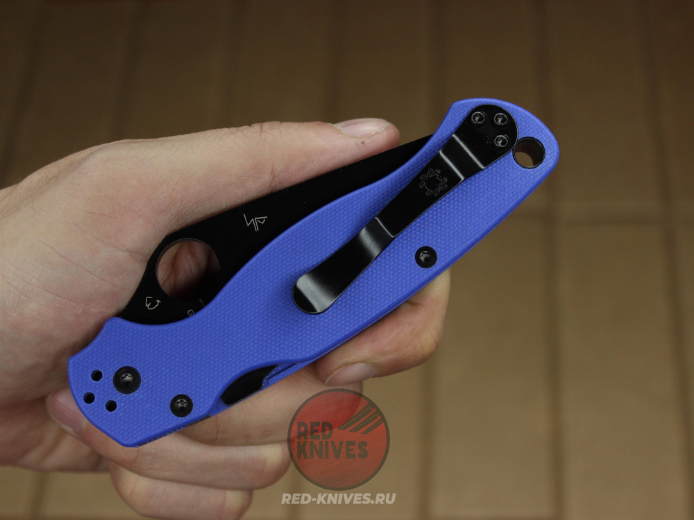 Нож Spyderco Paramilitary 2 Blue-Black C81GBLBK2