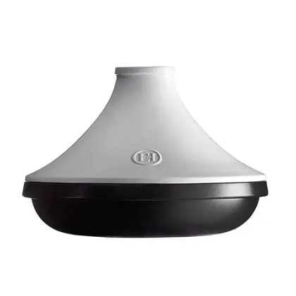 Тажин Emile Henry Delight Slate & White, 32 см