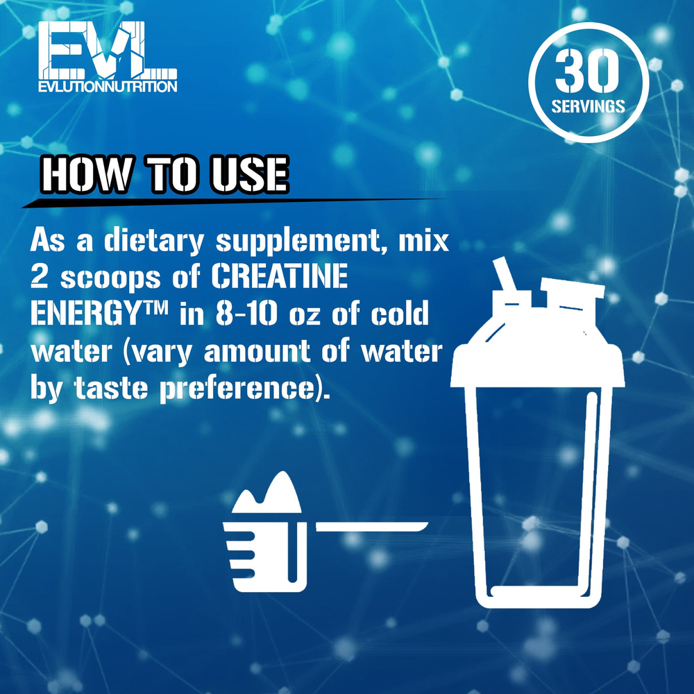 EVLution Nutrition, Creatine Energy™, розовый лимонад, 225 г (9 унций)
