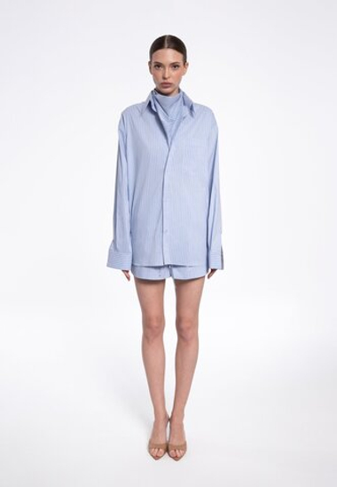 «Relaxed cotton» Комплект тройка рубашка, шорты и косынка.
