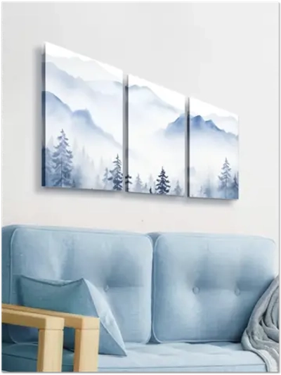 Картина Горный покров модульная 50x70см 3шт.