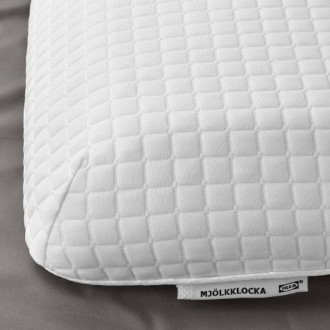 Ортопедическая подушка IKEA MJOLKKLOCKA (МЬЁЛККЛОККА), Белый, 41x71 см