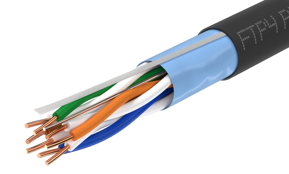 Витая пара FTP4 CAT5E 24AWG CCA (outdoor) RIPO (25 m)