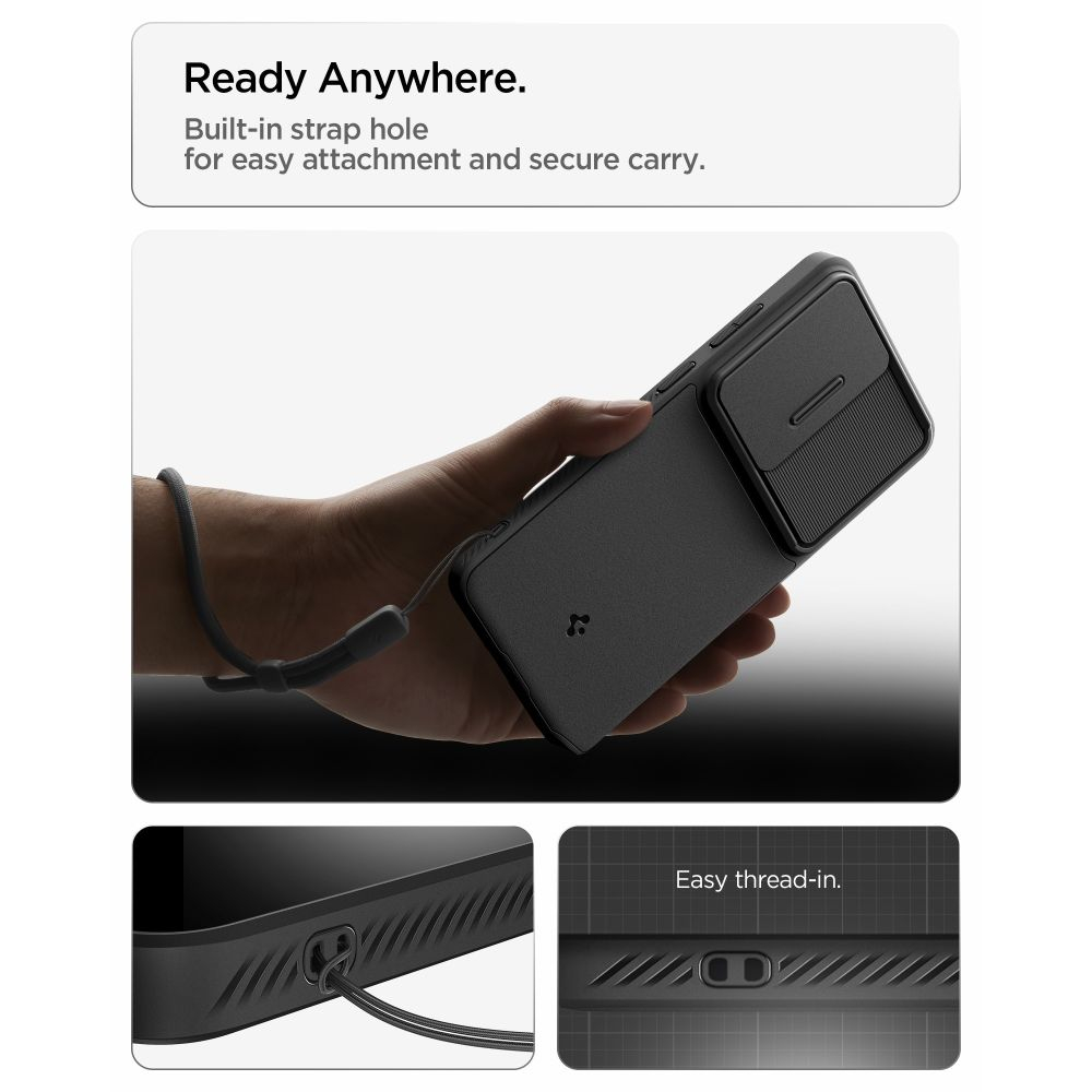 Чехол Spigen Optik Armor с защитой камеры для Galaxy S26 Ultra Black