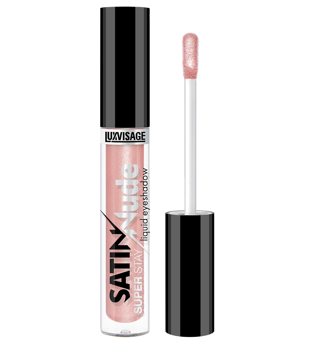 LuxVisage Жидкие тени для век "SATIN NUDE" тон 203 пудровая роза 3,5 мл