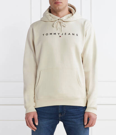 Худи LINEAR LOGO HOODIE EXT Tommy Jeans - бежевый(DM0DM17985)