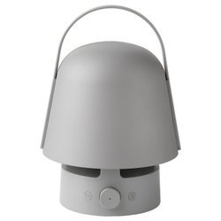 IKEA VAPPEBY  (ИКЕА ВАППЕБЙ)  -  Лампа с bluetooth-колонкой - для улицы/серая