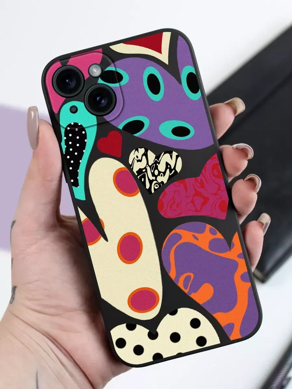 Чехол на iPhone 15 Plus с принтом