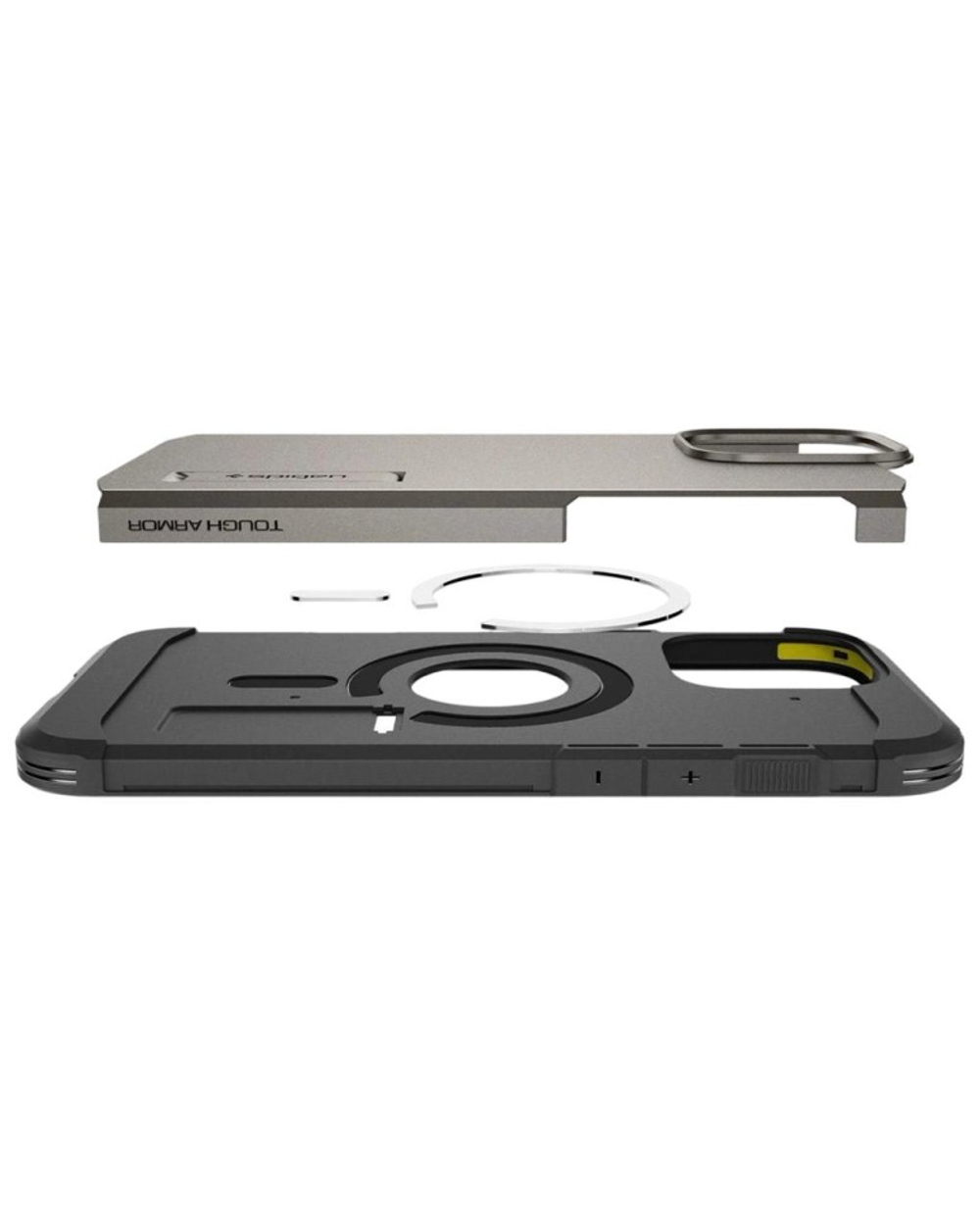 Накладка для i-Phone 16 Pro Max 6.7" Spigen Tough Armor MagSafe (ACS08012) серый