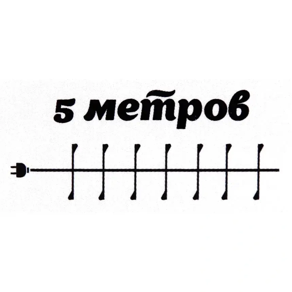 Гирлянда для дома 5,0 м 350 ламп LED «Мишура», IP-40, Мультицвет