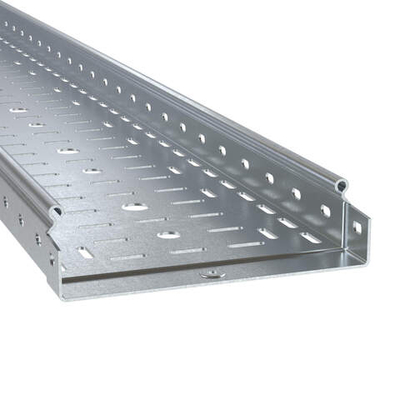 Лоток перфорированный 50x150х4000, 1,2 мм, цинк-ламельный